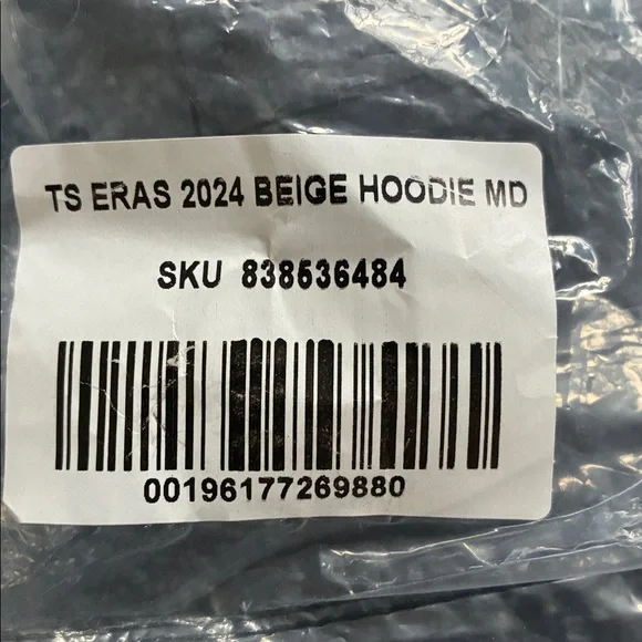 Taylor Swift The Eras Tour Official Hoodie- Photo Back - Med - NEW - Picture 10 of 10